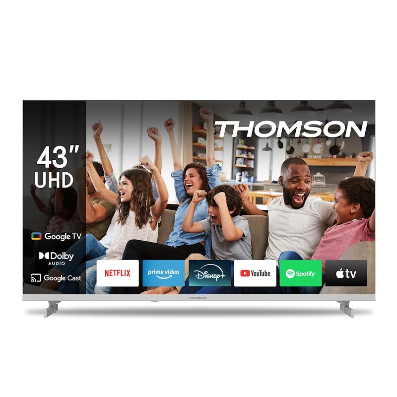 Thomson TV led 43" 43ug4s14w bianco