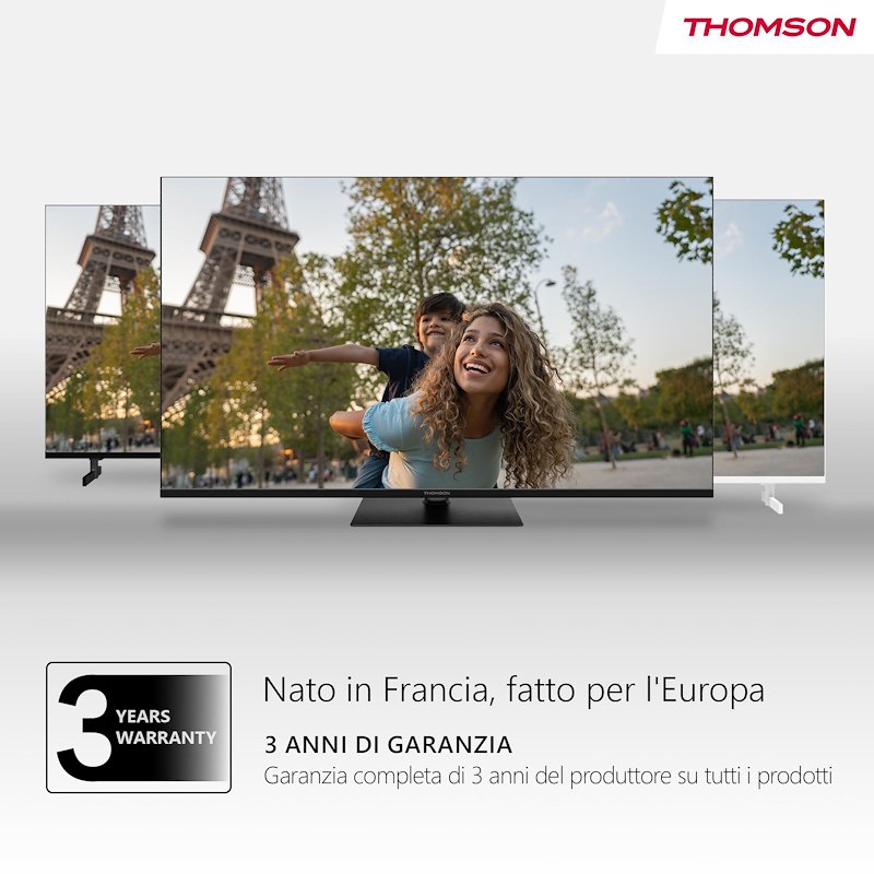 Thomson TV led 43" 43ug4s14w bianco