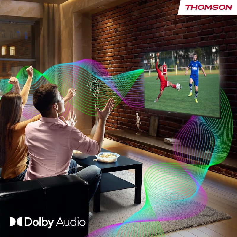 Thomson TV led 43" 43ug4s14w bianco