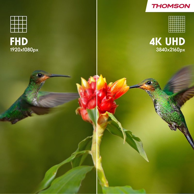 Thomson TV led 43" 43ug4s14w bianco