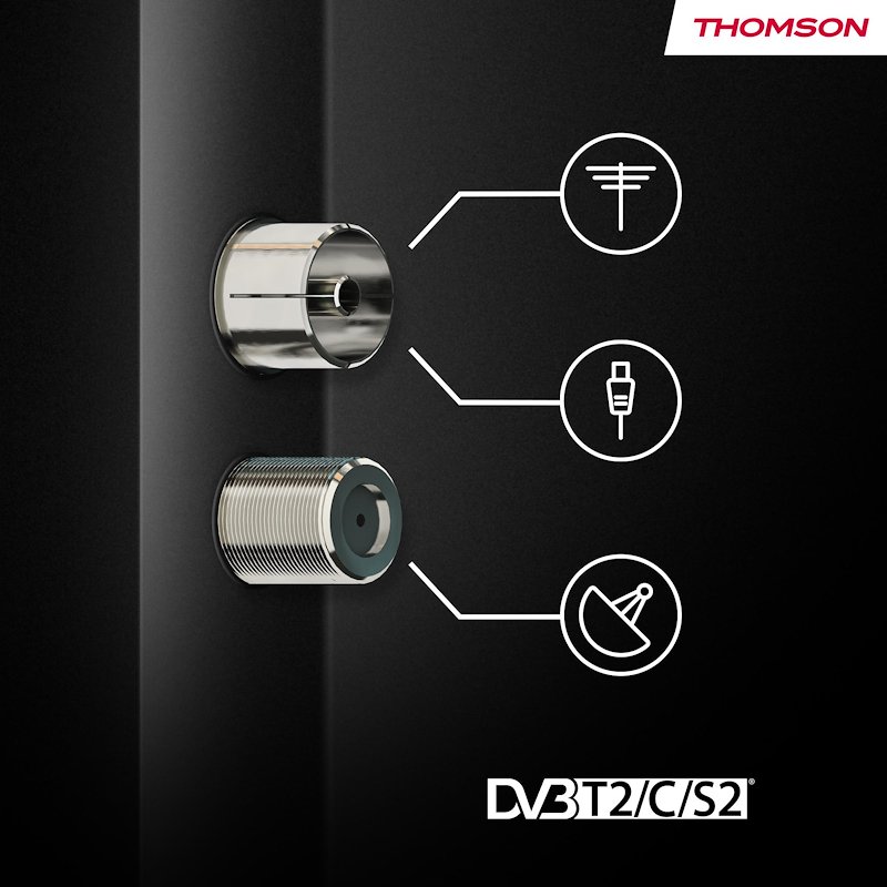 Thomson TV led 43" 43ug4s14w bianco