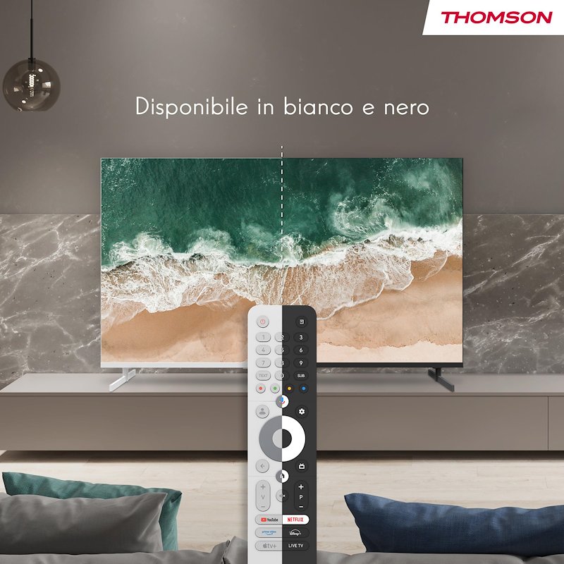 Thomson TV led 43" 43ug4s14w bianco