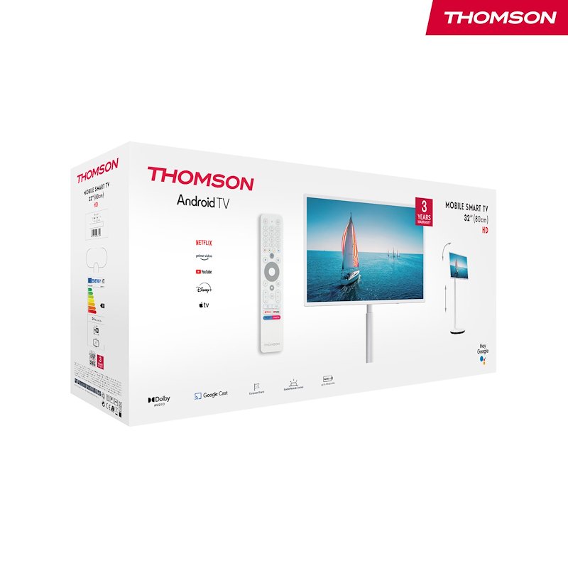 Thomson TV LED 32" 32ha4m44 bianco