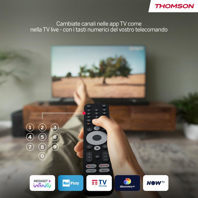 Thomson STREAMING BOX UHD GOOGLE TV Ott 4k 240