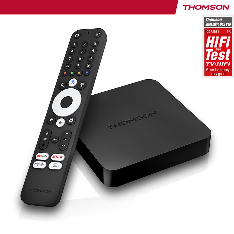 Thomson STREAMING BOX UHD GOOGLE TV Ott 4k 240