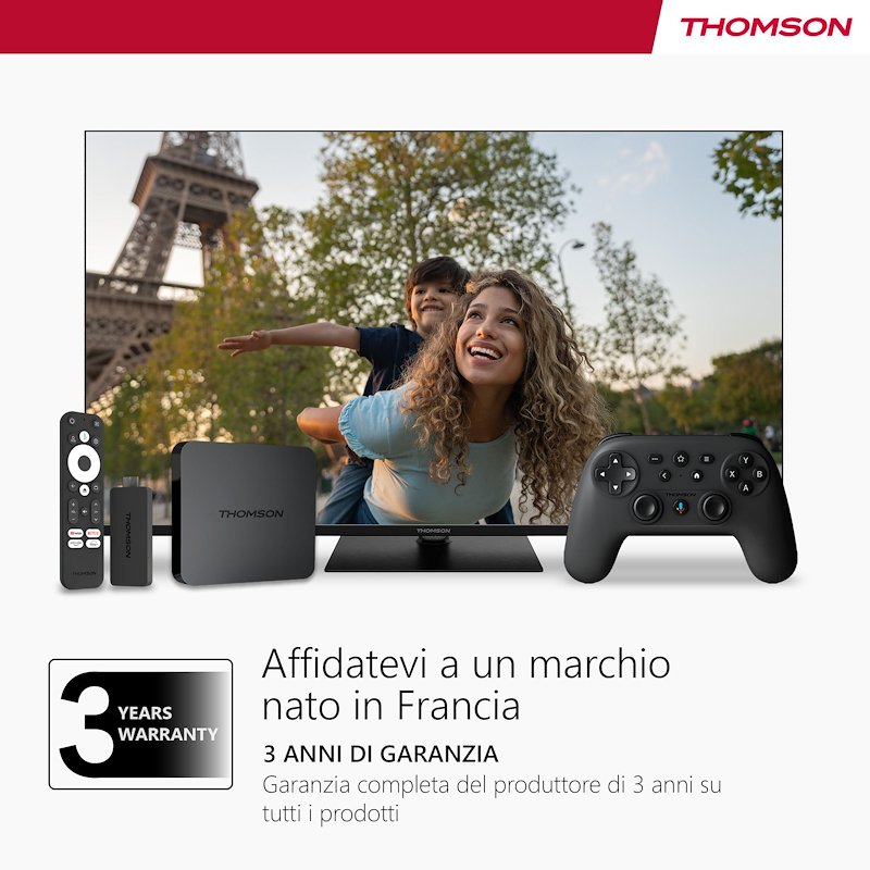 Thomson STREAMING BOX UHD GOOGLE TV Ott 4k 240