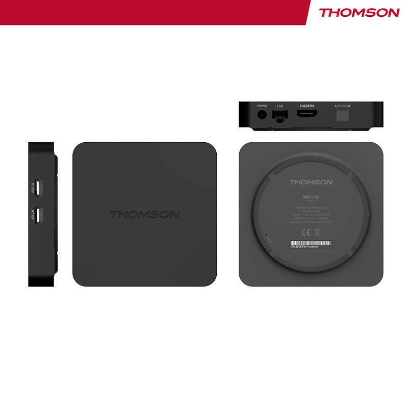 Thomson STREAMING BOX UHD GOOGLE TV Ott 4k 240