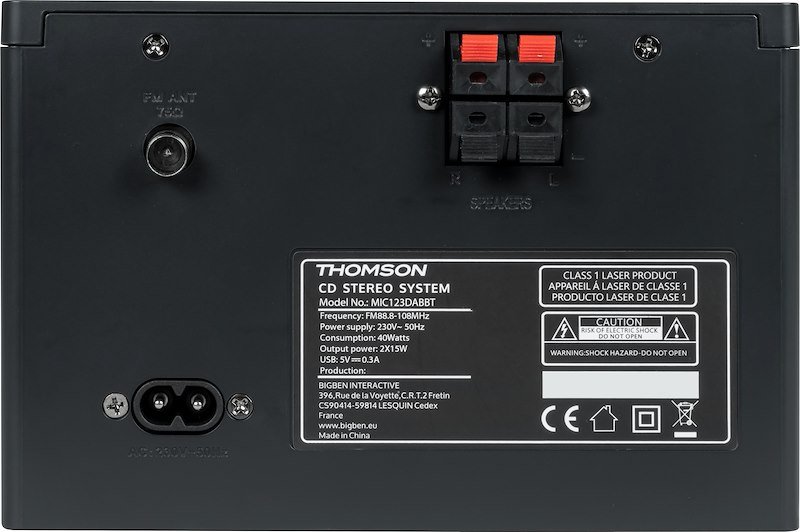 Thomson Audio SISTEMA AUDIO COMPATTO micro T038999
