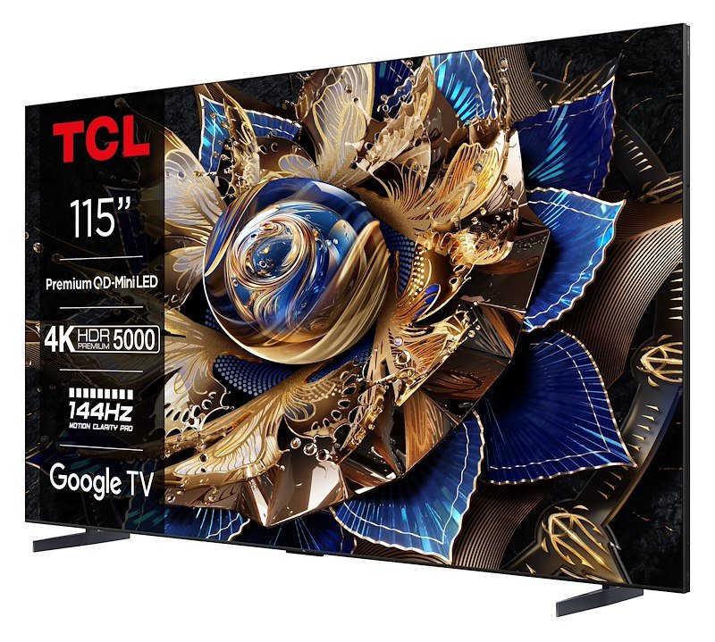 TCL TV LED 4K 115" 115x955 MAX Nero