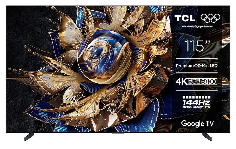 TCL TV LED 4K 115" 115x955 MAX Nero