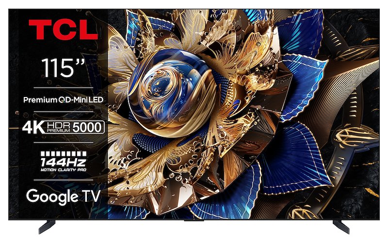 TCL TV LED 4K 115" 115x955 MAX Nero