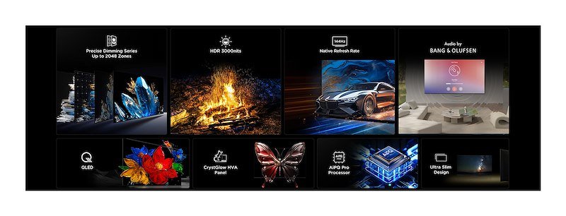 TCL Smart TV QD-Mini LED 65" 65c79k Metallico