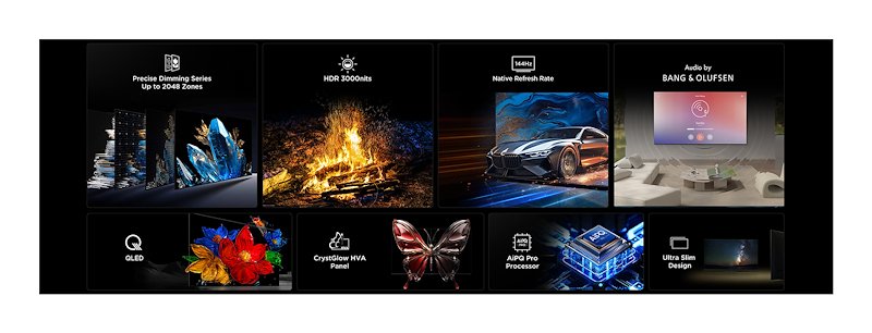 TCL Smart TV QD-Mini LED 65" 65c79k Metallico