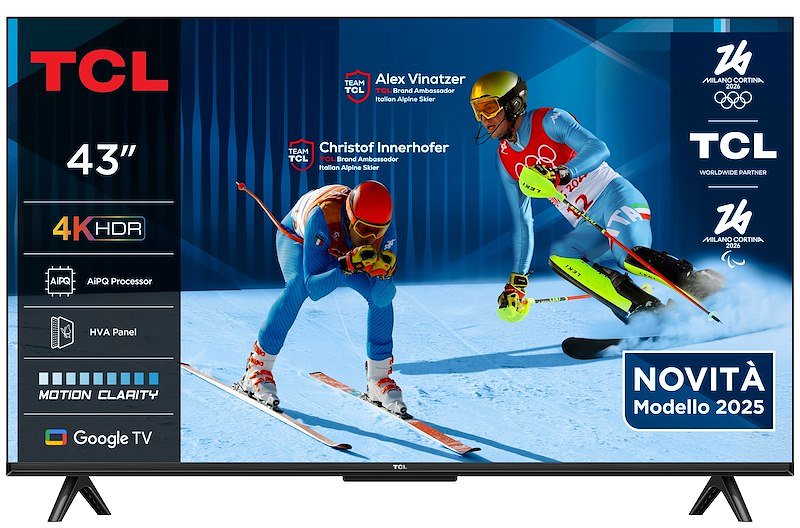 Tcl TV LED 43" 43p69k Nero