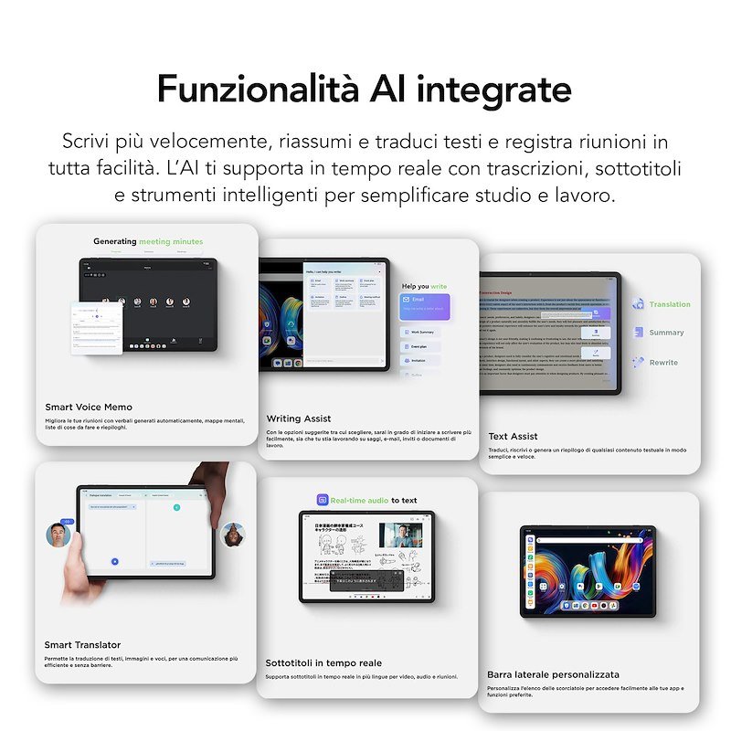 Tcl Tablet TAB 11+ NXTPAPER 8/256Gb Grey