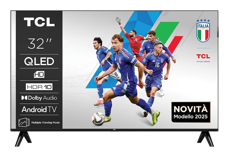 Tcl Tv qled 32" 32s49k Nero