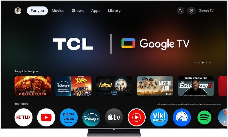 Tcl TV QLED 65" 65c8l nero