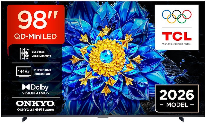 Tcl TV QD-Mini LED 98" 98p8l Nero