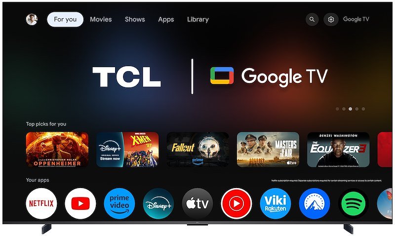 Tcl TV QD-Mini LED 98" 98p8l Nero