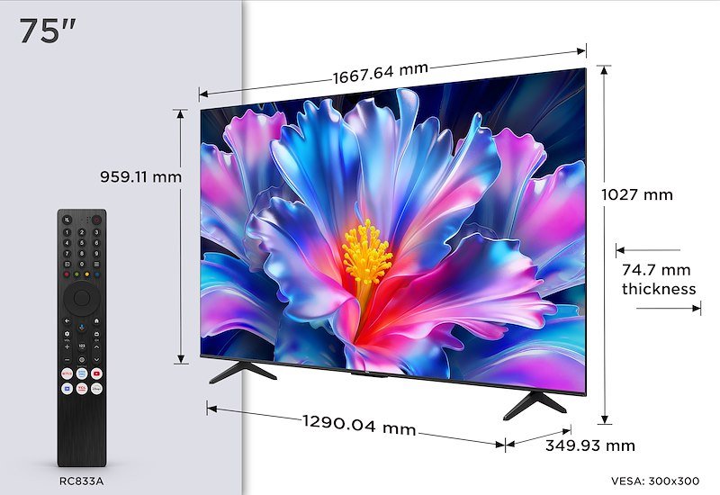 Tcl TV LED 75" 75p6l