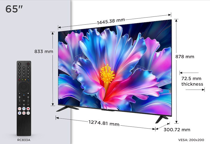 Tcl TV  LED 65" 65p6l