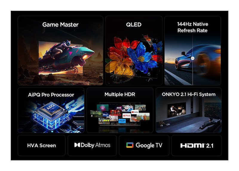 Tcl SMART TV QLED 75 " 75p8k
