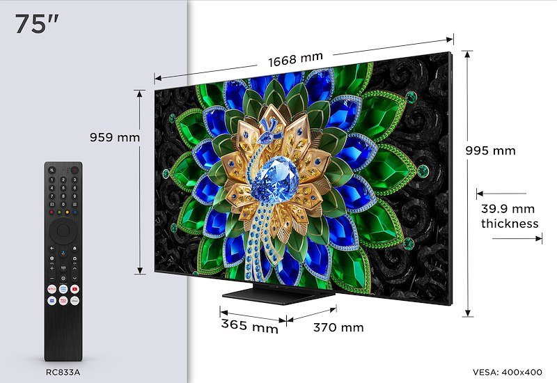Tcl TV MINILED 75" 75a400u