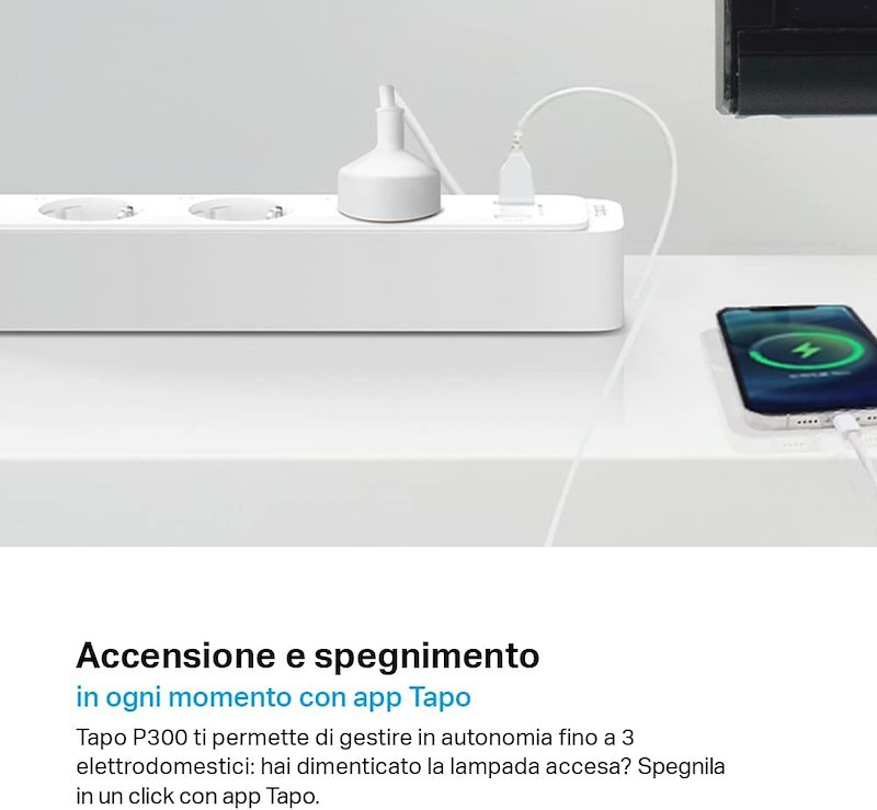 Tp-link Ciabatta MultiPresa WiFi Smart Tapo P300