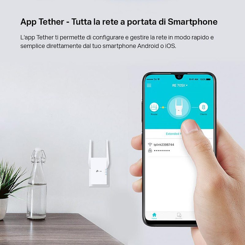 Tp-link Range Extender MESH WI-FI 6 AX3000