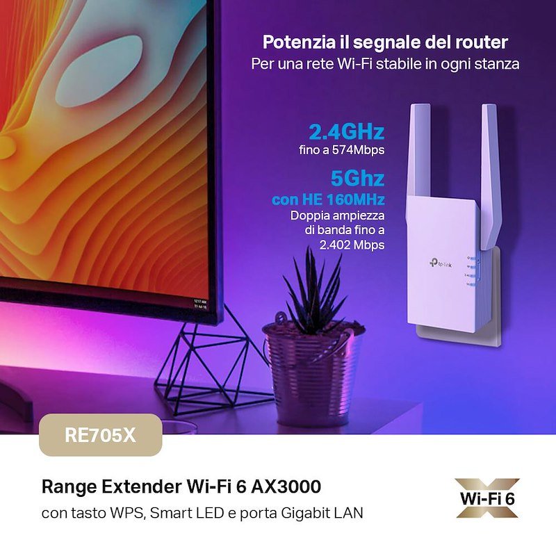 Tp-link Range Extender MESH WI-FI 6 AX3000