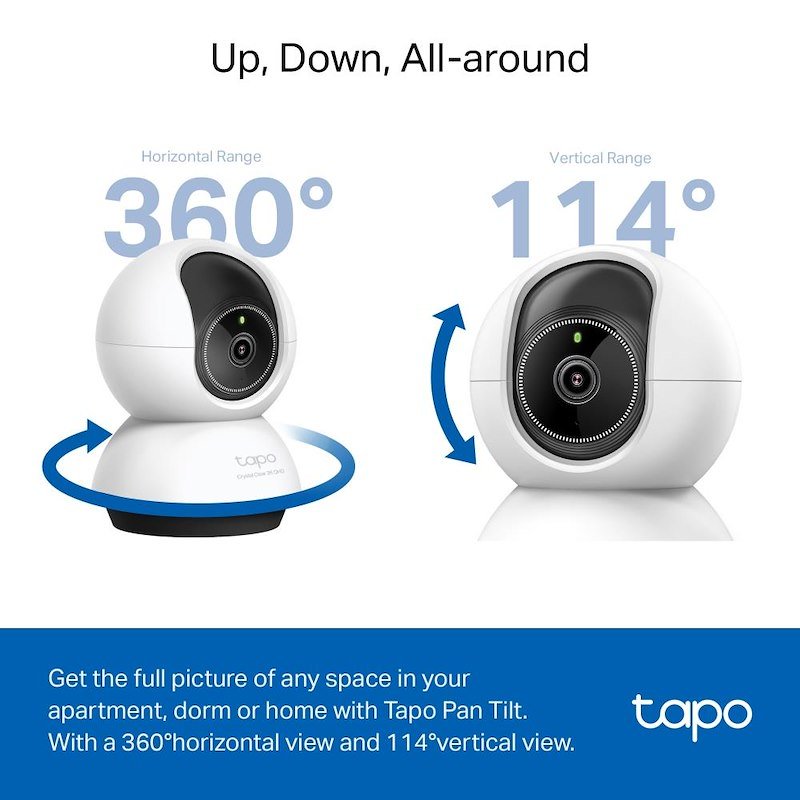 Tp-link Tc72 Telecamera 2K Smart AI Wi-Fi Pan/Tilt Indoor