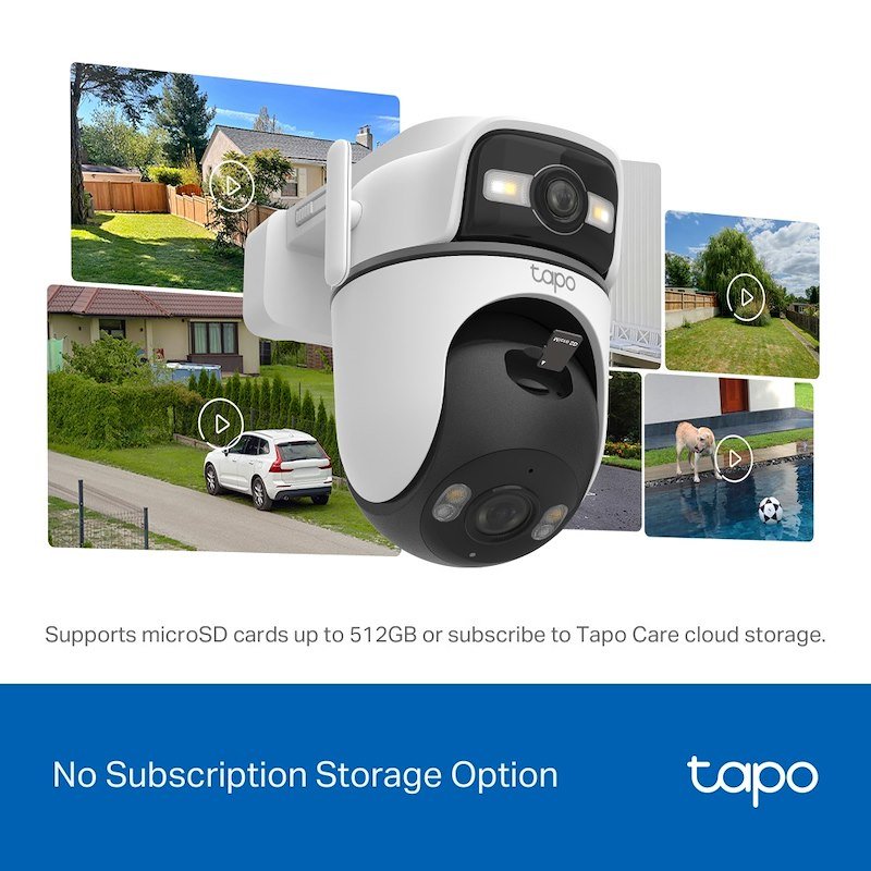 Tp-link Tc47 Telecamera di sicurezza Outdoor motorizzata con doppio obiettivo