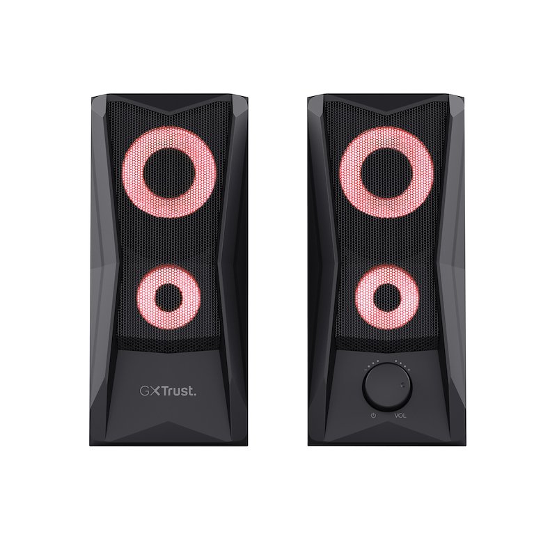 Trust Set di altoparlanti 2.0 GXT606B JAVV RGB SPEAKER SET Black/RGB