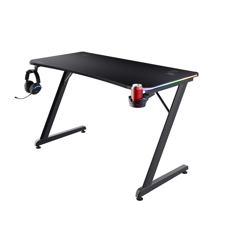 Trust Scrivania gaming GXT709 LUMINUS RGB DESK black