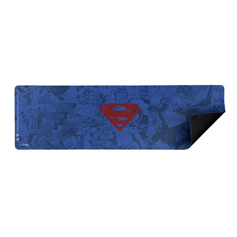 Trust Tappetino per mouse gaming XXL mousepad superaman Gxt759sm blu