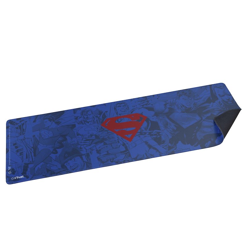 Trust Tappetino per mouse gaming XXL mousepad superaman Gxt759sm blu