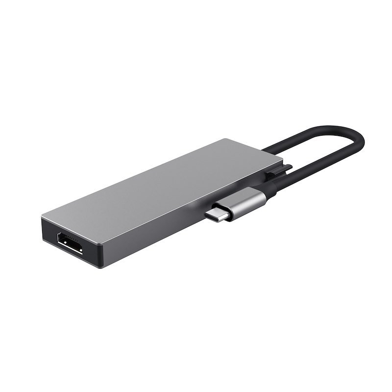 Trust Adattatore USB-C multiporta 5 in 1 DALYX Grigio