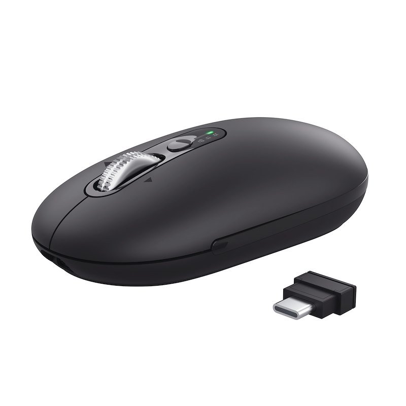 Trust Seron Mouse sottile multi-wireless e hyperscroll Nero