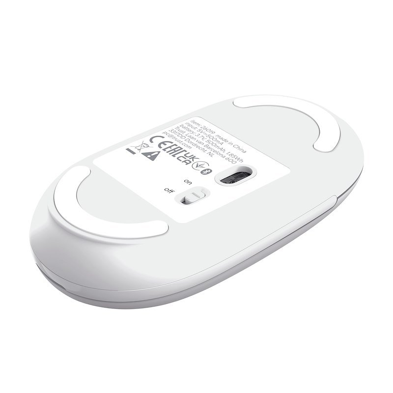 Trust Seron Mouse sottile multi-wireless e hyperscroll White