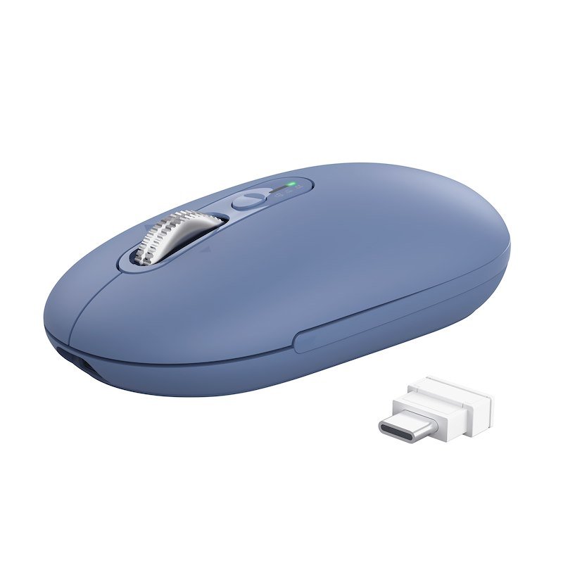 Trust Seron Mouse sottile multi-wireless e hyperscroll Blue