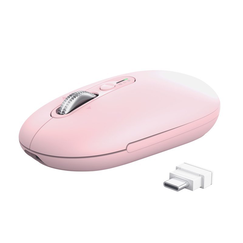 Trust Seron Mouse sottile multi-wireless e hyperscroll Pink