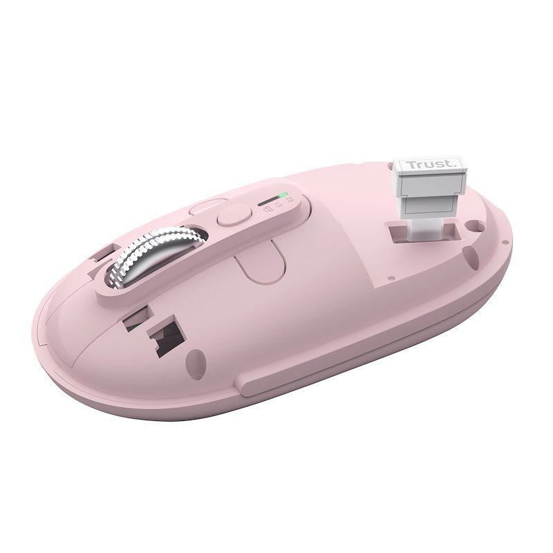 Trust Seron Mouse sottile multi-wireless e hyperscroll Pink