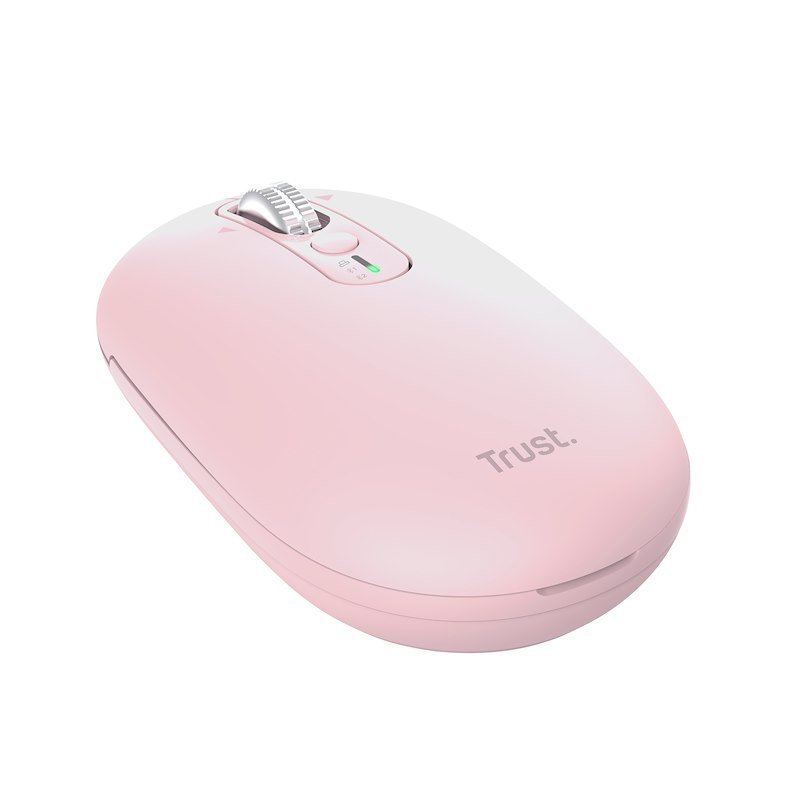 Trust Seron Mouse sottile multi-wireless e hyperscroll Pink