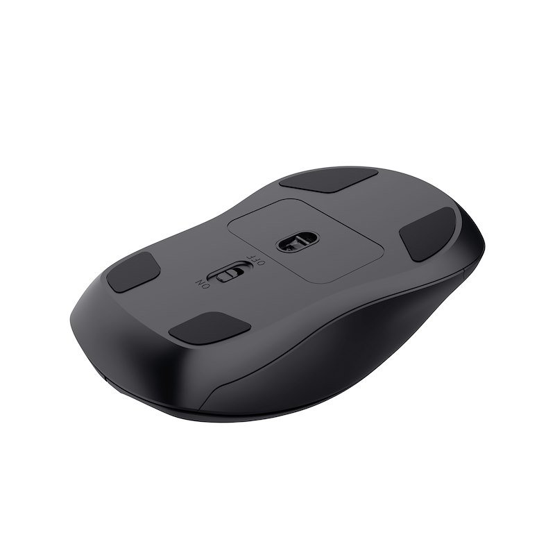 Trust Seron Mouse sottile multi-wireless e hyperscroll Black