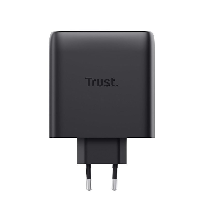 Trust Maxo Caricabatteria a 2 porte USB-C GaN da 100 W 25527 Nero