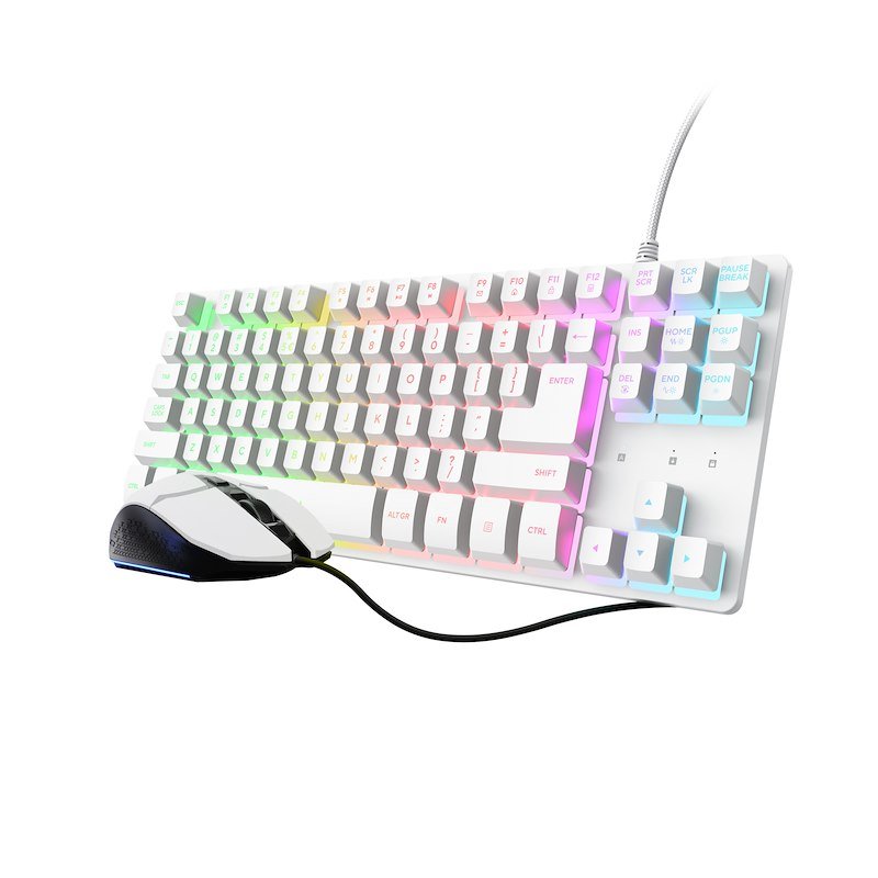 Trust Set gaming 2-in-1 Gxt798w Bianco IT