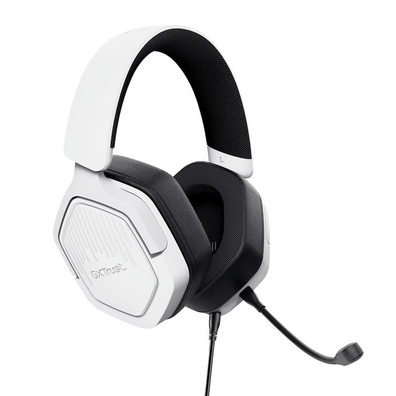 Trust Cuffie gaming Gxt492w Carus Headset White