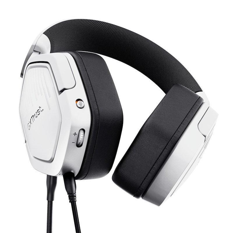 Trust Cuffie gaming Gxt492w Carus Headset White