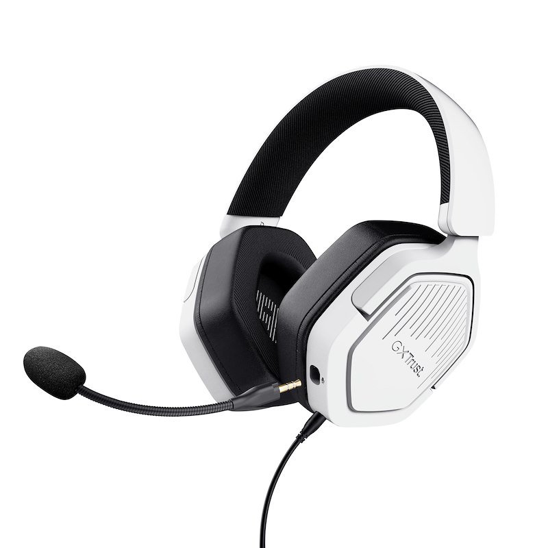 Trust Cuffie gaming Gxt492w Carus Headset White