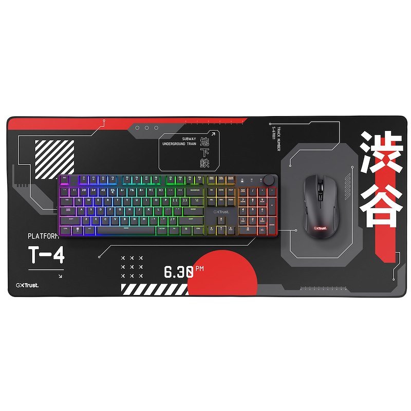 Trust Gaming Tappetino per mouse gaming XXL GXT 759 Japan Black